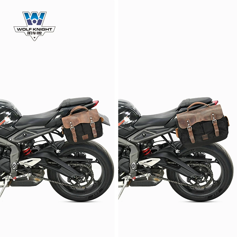 Подходящий для Triumph StreetTriple765 боковой багажник модифицированная холщовая сумка ноутбук деловой чемодан быстросъёмный кронштейн