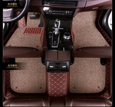 Modelə uyğun ayaqaltı — Q7 all-inclusive car mat - ordinary-double-curry-rice-silk-circle