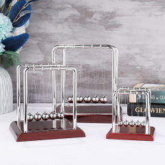 Large, medium and small square Newton's pendulum billiard ball bumper ball office desk decoration furnishings physical model home furnishings