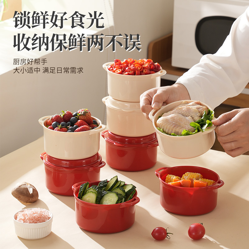 Alumno aislante de plástico caja de almuerzo 500ml caja de almuerzo portátil de oficina de gran capacidad caja de almuerzo de microondas