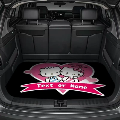 Avtomobil döşəmə paspasları: Hello Kitty Car Trunk Crystal - sanrio-trunk-12-75100cmcrystal-velvet
