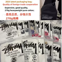 Stussy Внешняя торговля делает качество 2025 новая футболка Stusy с коротким рукавом 270g тяжелый вес высокое качество для мужчин и женщин