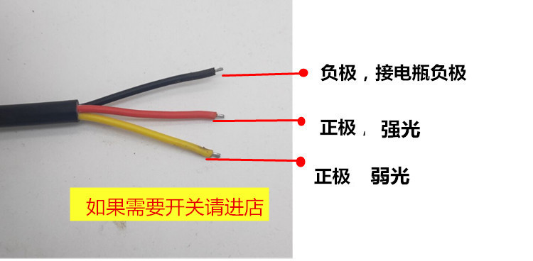 LED Headlight Super Bright Tricycle Light Modified