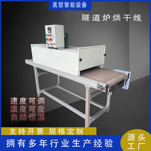 隧道烘干炉流水线控温准确耐高温不锈钢铁氟龙小型输送机智能控温