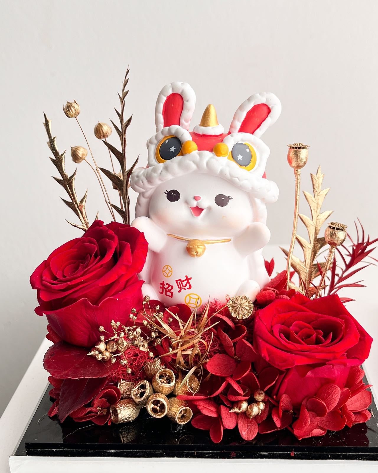 럭키 토끼 11*14*16cm