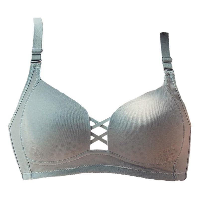 Удобное сексуальное дышащее пещерная чашка для девочек без стального кольца в японском стиле, тонкое перекрестное нижнее белье, женский бюстгальтер со сборками