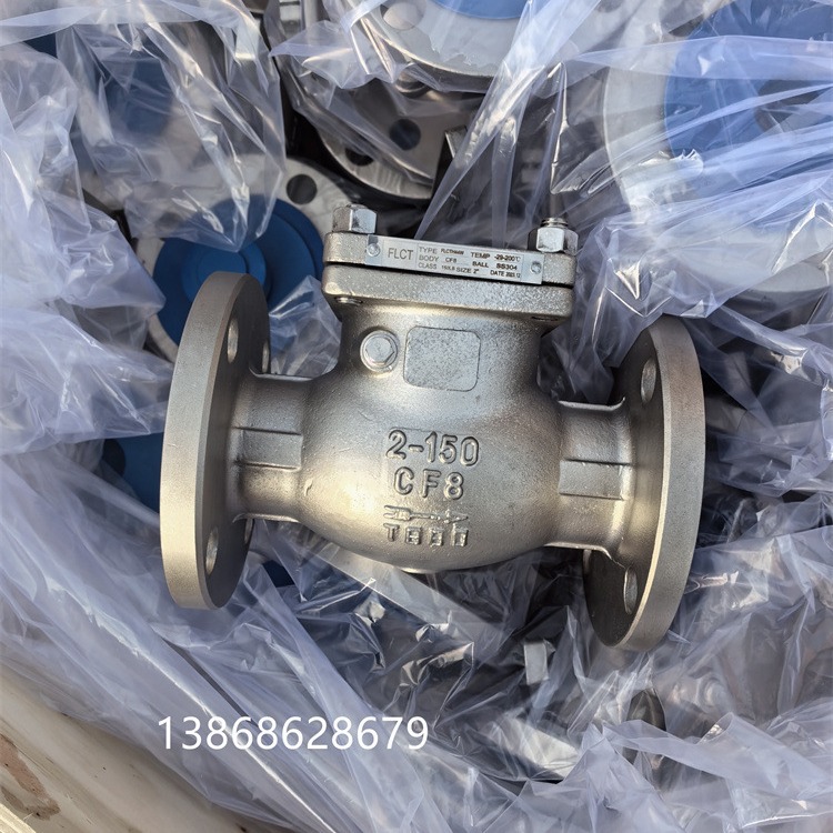 美标不锈钢法兰球阀Q41F-150LB止回单向阀H44W-150LB