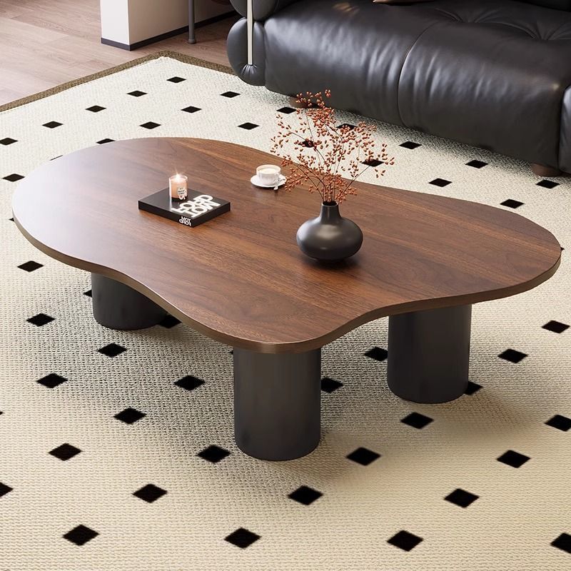 Mid-Century Fengyunduo Coffee Table 2025 New Small Apartment Living Room Home Designer Light Luxury High-End Coffee Table