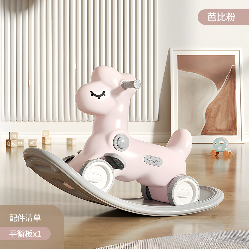 Juguetes de Troya para bebés personalizados mayoristas de un año regalos de cumpleaños para niños multifuncionales mecedor carro