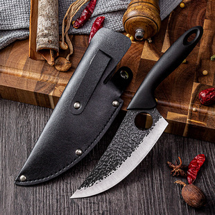 Bone removal knife sharp hand forging split knife pig cattle sheep shaving bone peeling knife butcher selling meat slaughter special knife