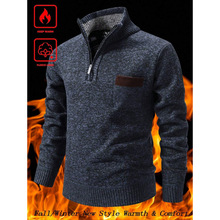 B 48723 Stand collar fleece men's sweater ���������ʿ��֯ë