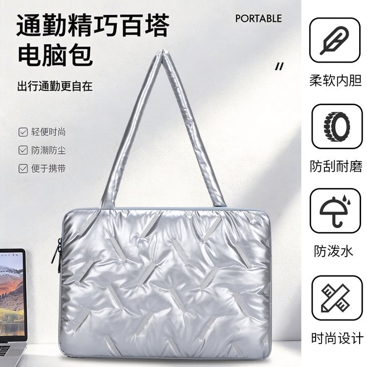 Cross-border tablet bag 2026 new Korean version retro simple cotton handbag solid color women's shoulder bag