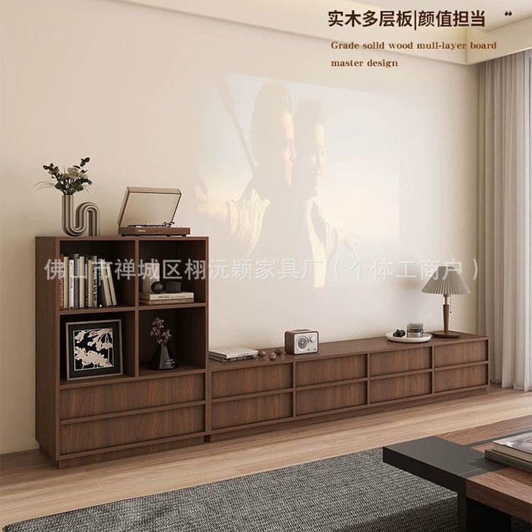 Новый шкаф для телевизора в китайском стиле из цельного дерева для гостиной, домашний шкаф для телевизора, комбинированный шкаф для хранения вещей в античном стиле для небольшой квартиры, новый стиль