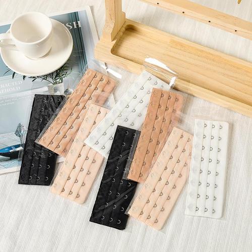 Corset accessories three-row eight-button underwear extension buckle independent stainless steel bra extension buckle belly-control growth buckle