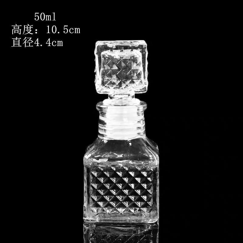 Fabricantes de vinos 50ml 1000ml botellas de prueba creativas botellas de vino rosado de diamante transparentes botellas de vino extranjero