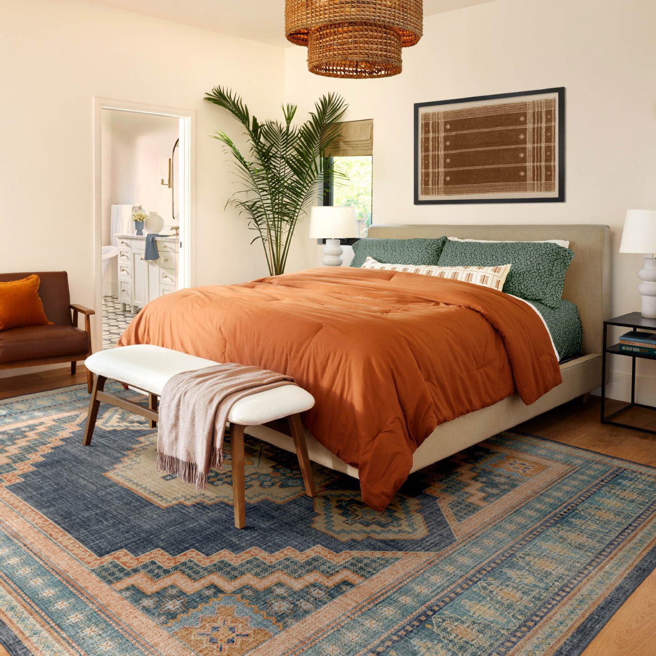 Francés simple alfombra de lana de cristal floral retro sala de estar alfombra de dormitorio sofá puerta de entrada alfombra