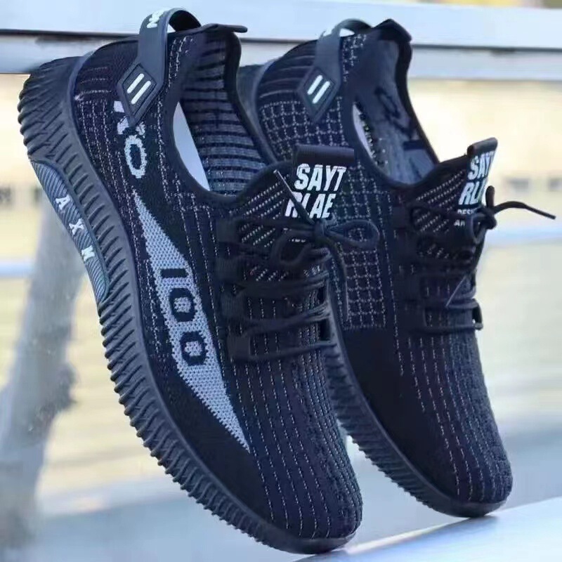 Summer New Cross-Border Men's Shoes, Casual Shoes, Men's Breathable Mesh Sports Shoes, Comfortable, Trendy and Versatile One-Piece Drop Shipping
