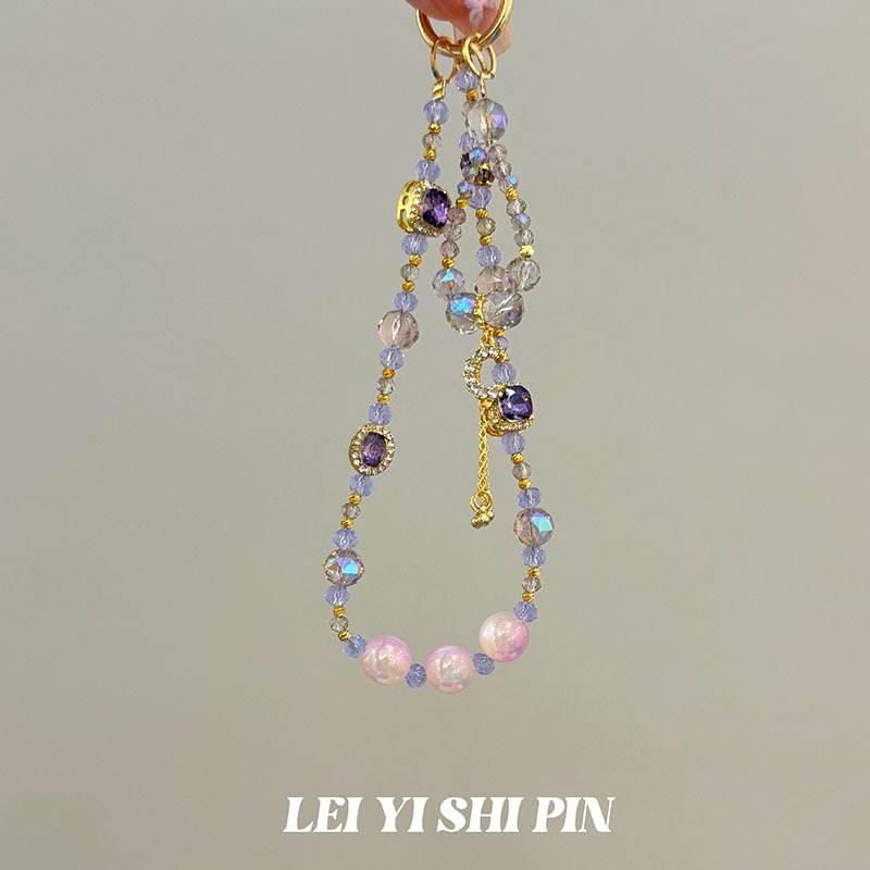 [Mel Peach Oolong] nuevo diseño de cuentas dulces nicho hermosa cadena de teléfonos móviles de cuentas de alta gama cadena de teléfonos móviles