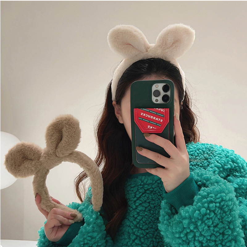 Plush Rabbit Ears Headband