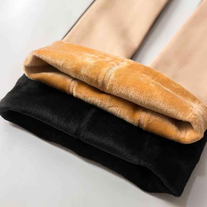 500g 초두께 레깅스 보온 피부색 일체형 바지 블랙 가을 겨울 기모 두께 겉옷