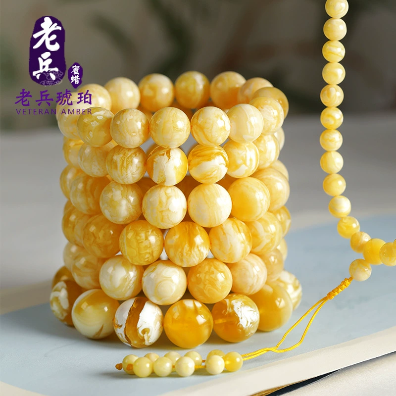 Балтийские украшения Янтарный старый Медовый торт Янтарный мармелад браслет из бусин Будда бусины свитер ожерелье для мужчин и женщин
