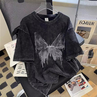 �W��hiphop�������f����t��Ů��a����oversizeˮϴ��ӡ�����·�