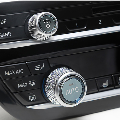 Suitable for BMW new 3 series new 5 series X3X4X5 crystal knob air conditioner multimedia volume button G38G28 modification