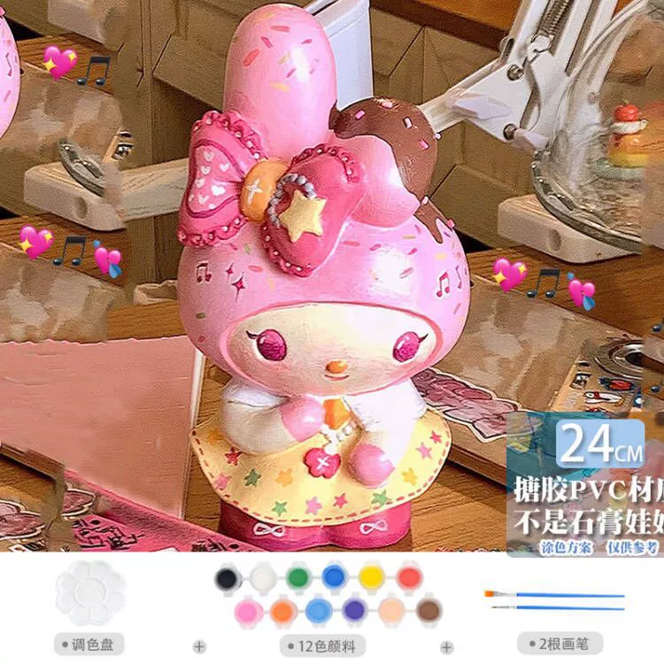 Кукла, раскраска, раскрашенная пластиковая игрушка, сделай сам, копилка