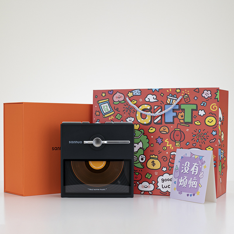 半島ブルートゥース高颜値オルゴール周年会ファン会見プレゼントカスタムロゴ誕生日スピーカー雰囲気灯|undefined