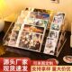 Yum badge decoration transparent ladder rack multi-layer product display large capacity peripheral storage display rack