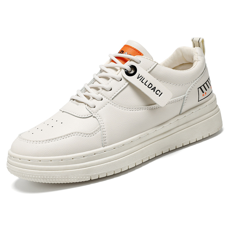 Zapatos de hombre 2024 nuevos zapatos blancos de primavera para hombres de moda coreana zapatos de skate juveniles zapatos deportivos casuales