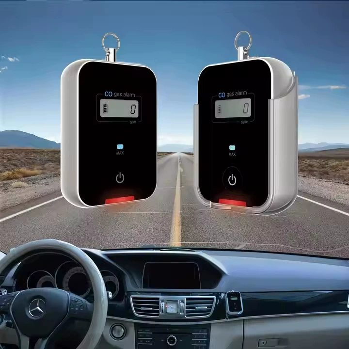 Трансграничная Бытовая портативная Автомобильная сигнализация угарного газа на открытом воздухе детектор угарного газа