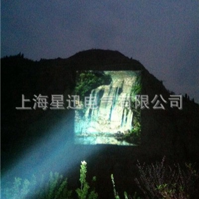 山体投影亮化 户外墙体投影 墙体广告投影 PG投影灯 上海星迅