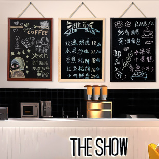 Small Blackboard Shop Hanging Commercial Handwritten Billboard Kidsren's Home Teaching Practice Chalk Lettering Magnetic Wall Sticker