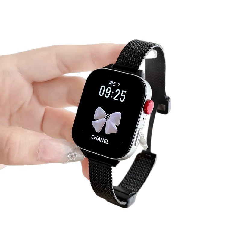 Подходит для Huawei fit3 пшеничный ухо нержавеющая сталь ремешок для часов Huawei FIT4/4pro металлическая магнитная пряжка женский ремешок
