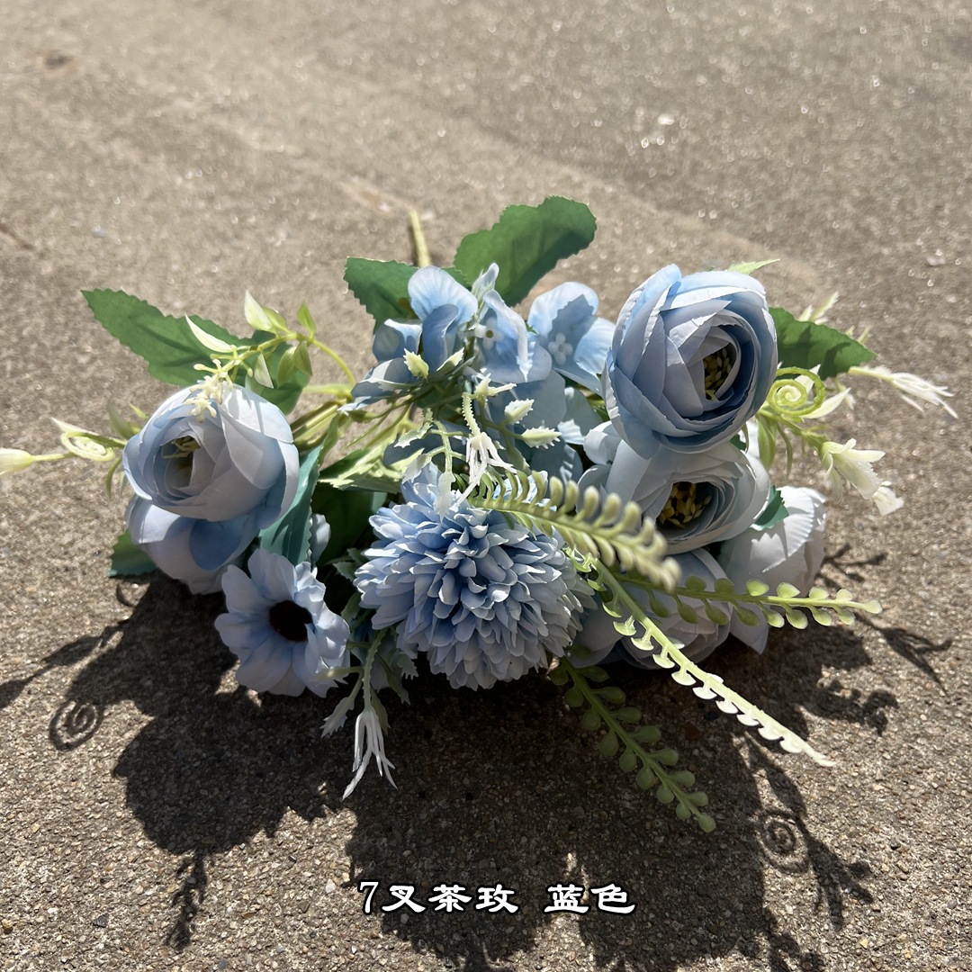 7 tenedores Tea Bud Blue