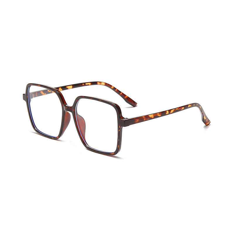 2021新款个性网红同款平光镜潮眼镜框时尚韩版 PC防蓝光眼镜架