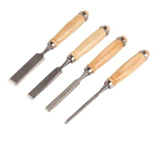 Woodworking chisel flat chisel four pack chisel woodworking carpenter tools wood slotting chisel flat chisel shovel flat shovel