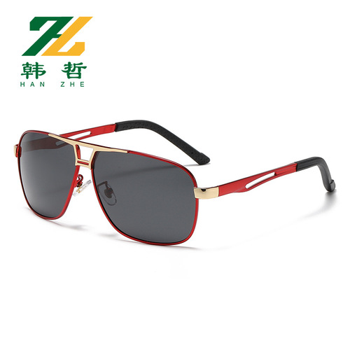 Metal New Polarized Sunglasses Men's Fashion Trend Driving Outdoor Sports Glasses Fishing Sunglasses Wholesale