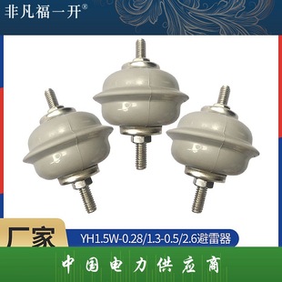 Nanyang Factory Supply YH1.5W-0.28/1.3-0.5/2.6 Composite Low Voltage Arrester Insulated Arrester