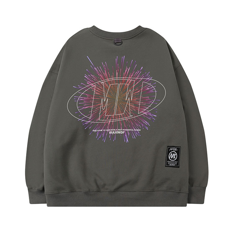 Men's Clothing round neck pullover sweatshirt original Dongshankou design couple style heavyweight high street Japanese style_voghion.com