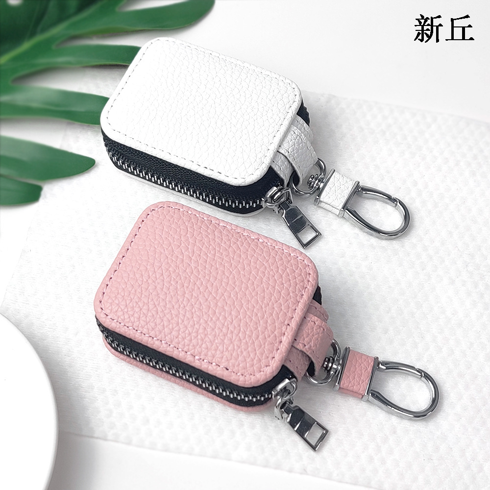 Кожаный чехол-кейс Xinqiu с текстурой личи для AirPods