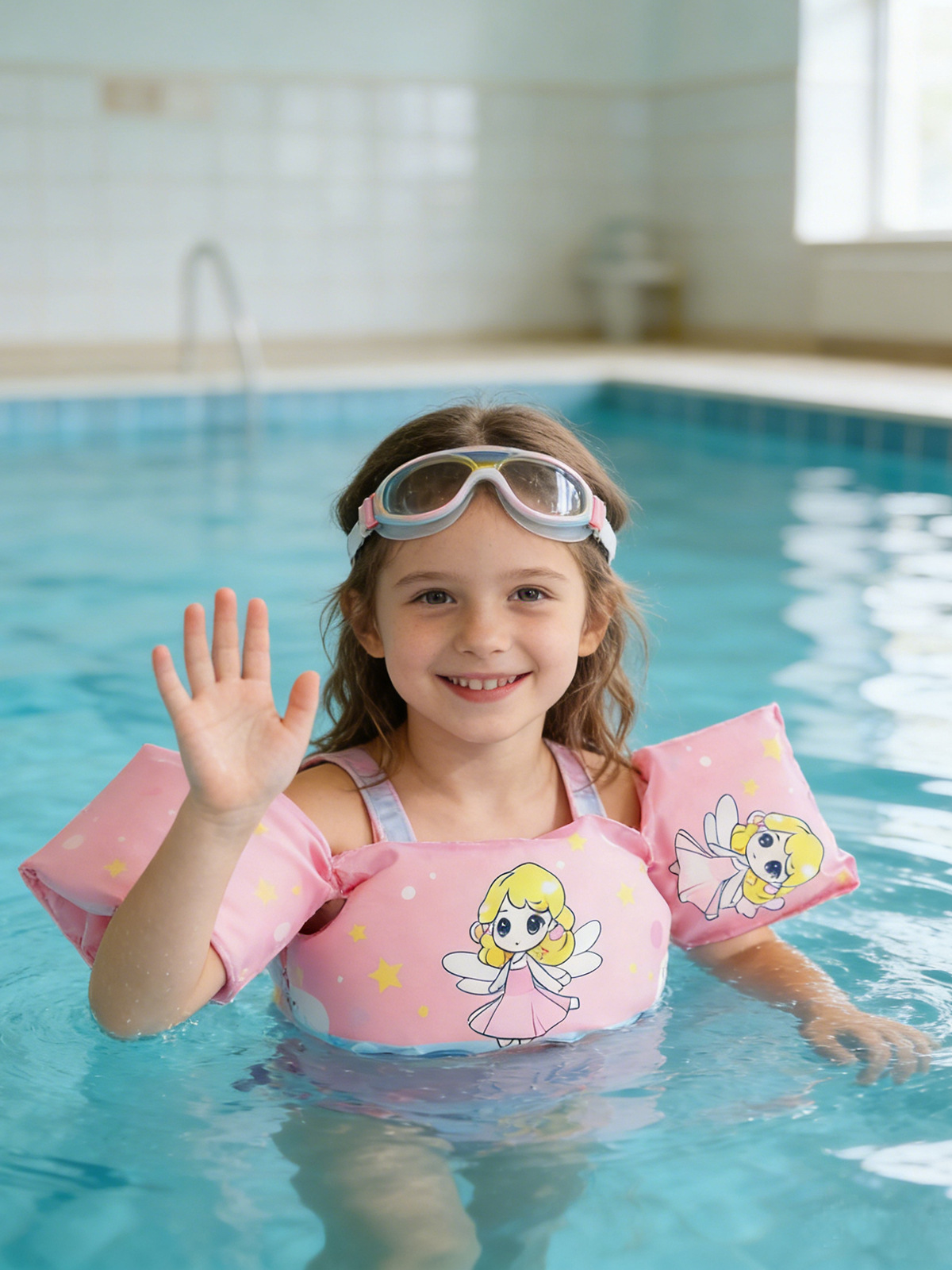 Inventario transfronterizo para niños natación sin ropa de flotabilidad inflable ayuda manga de agua para nadar chaleco de flotabilidad espuma brazo image 4