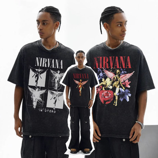 NIRVANA�u�L��ʽ�͹Ŷ���t��ˮϴ�羳ӡ������������T��