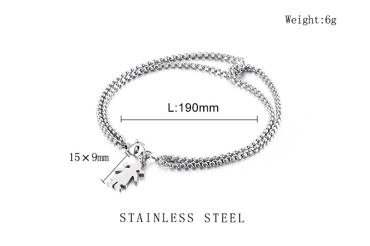 PVD Coated Gold Plating Process 18K Real Gold Plated Plating Material Fashion Heart Shape Butterfly Titanium Steel Plating Bracelets