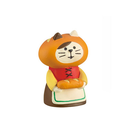 Japanese groceries ZAKKA food toys INS bread table bakery shop birthday gift shooting resin cat ornaments