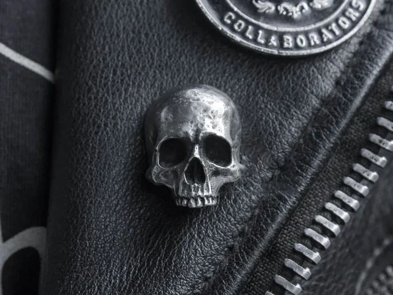 Funny Skull Alloy Unisex Brooches 1 Piece display picture 3