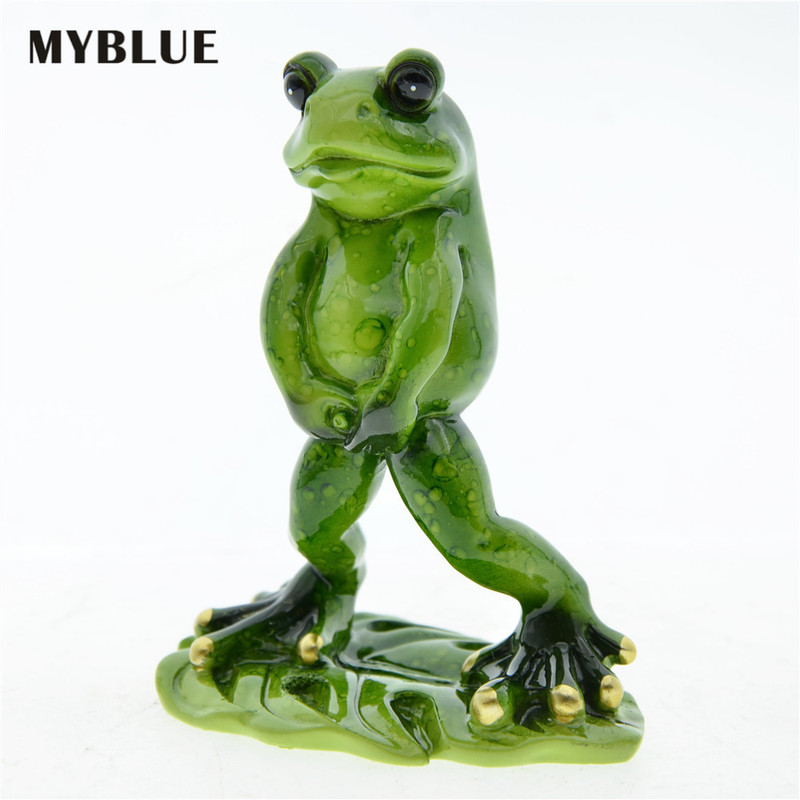 Creative Nordic Garden Potted Bonsai Home Decoration Funny Peeing Frog Chastity Doll Resin Ornaments Crafts