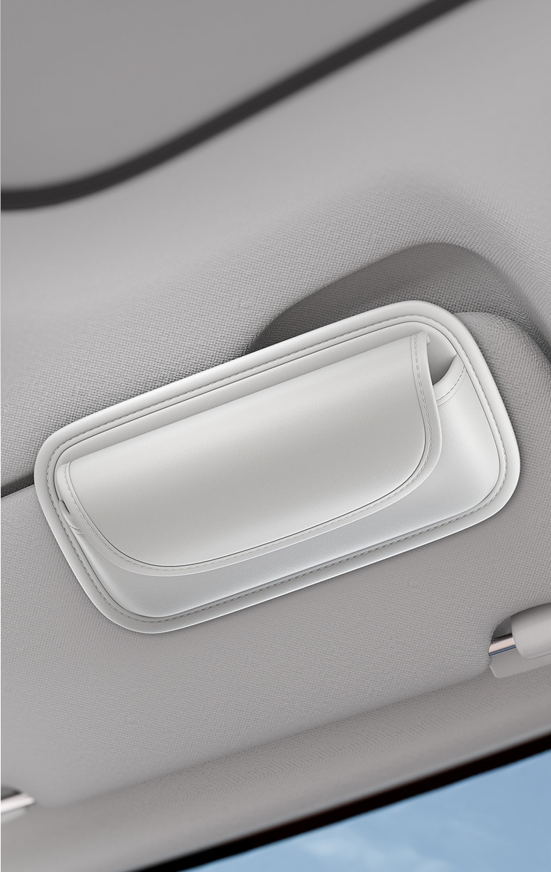 Car Glasses Clip Car Glasses Case Sun Visor Storage Mobile Phone Clip Fixed Glasses Case Car Storage Interior