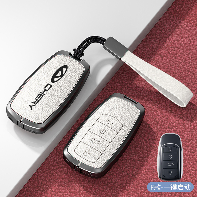 F형 흰색 아연 합금 쉘 + 핸드 스트랩